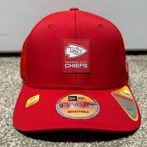 Kansas City Chiefs New Era 9SEVENTY Sideline Stretch Snapback Hat